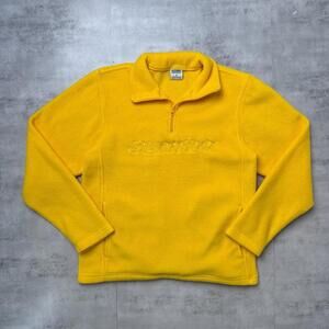 Y2K Old Navy Yellow Quarter Zip Up Jacket